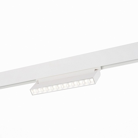 Магнитный трековый светильник белый LED 1*12W 4000K 1 009Lm Ra>80 36° IP20 L219xW22xH10 ST364.546.12 - фото