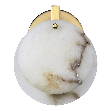 Светильник настенный ST-Luce Латунь/Алебастр G9 1*5W 4000K SL1520.301.01 - фото