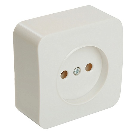 Розетка RJ-45 открытой установки, STEKKER, серия София, 1-местная, белый, MST00-20-01 - фото