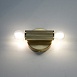 Бра Rh Utilitaire Inline Sconce Brass Imperiumloft 123279-22 - фото