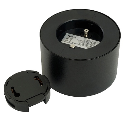 Светодиодный светильник Feron AL129 трековый однофазный на шинопровод 12W 4000K 110 градусов черный - фото