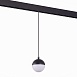 Магнитный трековый светильник подвесной Черный LED 1*7W 3000K 520Lm Ra>80 120° IP20 D90 ST358.433.07 - фото