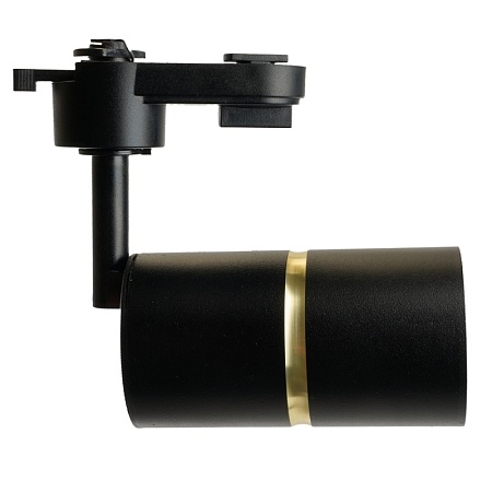 Светильник Feron AL178 трековый однофазный на шинопровод под лампу GU10, черный золото - фото