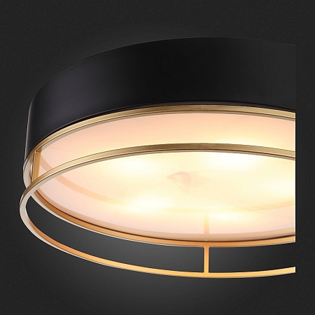Светильник потолочный ST-Luce Черный, Матовое золото/Белый E27 5*40W SL1127.432.05 - фото