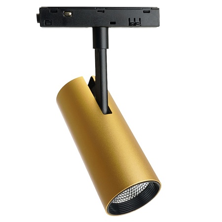 Светильник светодиодный Feron MGN303 трековый низковольтный 10W, 900 Lm, 4000К, 35 градусов, золото - фото