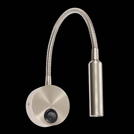Светильник настенный ST-Luce Никель/Никель LED 1*3W 3000K ST653.131.01 - фото