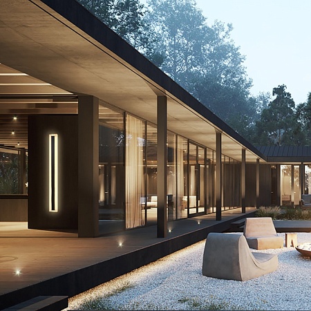 Светильник уличный светодиодный Feron DH2001, 15W, 750Lm, 4000K, черный - фото