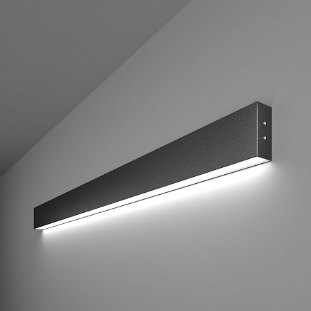 Линейный светодиодный накладной односторонний светильник 103см 20Вт 6500К черный LSG-02-1-8*103-16-6500-MSh Elektrostandard Pro - фото