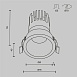 Встраиваемый светильник Technical DL118-15W-4K-W - фото