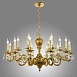Подвесная люстра Arti Lampadari Elite Osoppo E 1.5.80.100 G - фото