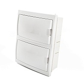 Бокс встраиваемый STEKKER EBX50-2/16-20 16 модулей, белый, пластик, серия Standart