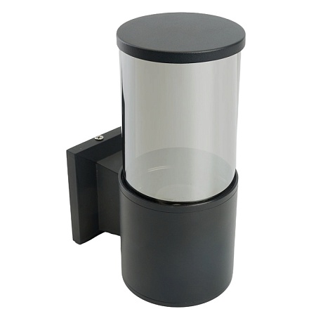 Светильник садово-парковый Feron DH1301, на стену вверх, E27 230V, черный - фото