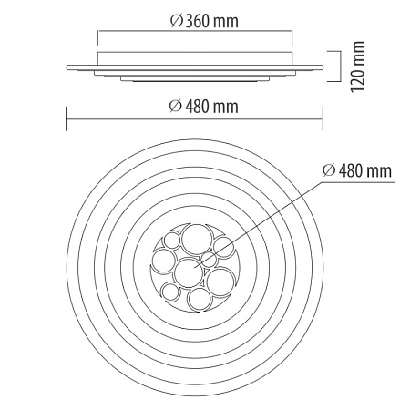 Светильник de markt DeMarkt Платлинг 661017301 - фото