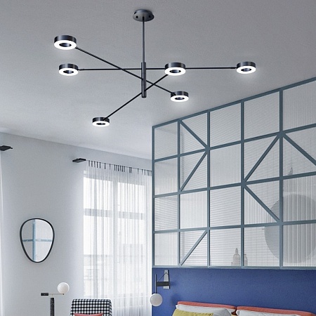 Подвесная Люстра Atissa S 6 D115 Black Imperiumloft 140538-26 - фото