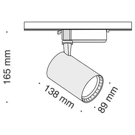 Трековый светильник Technical Vuoro TR003-1-17W4K-W - фото