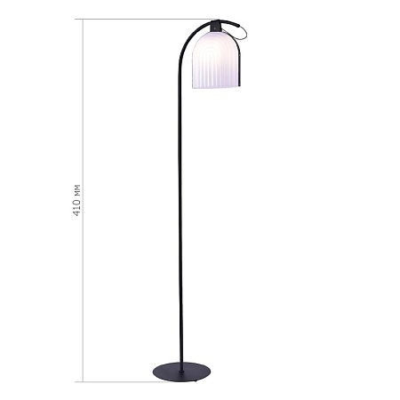 Торшер ST-Luce Черный/Белый E27 LED 1*7W SL1302.405.01 - фото