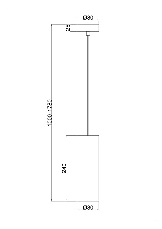 Подвесной светильник Maytoni Gioia P011PL-01CH - фото