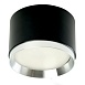 Светильник потолочный Feron Barrel DUET HL459 12W, 230V,GX53, черный + хром IP20 - фото