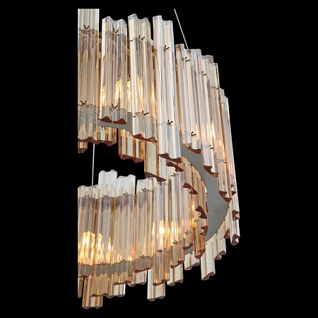 Люстра подвесная ST-Luce Хром/Янтарный G9 9*5W SL400.103.09 - фото