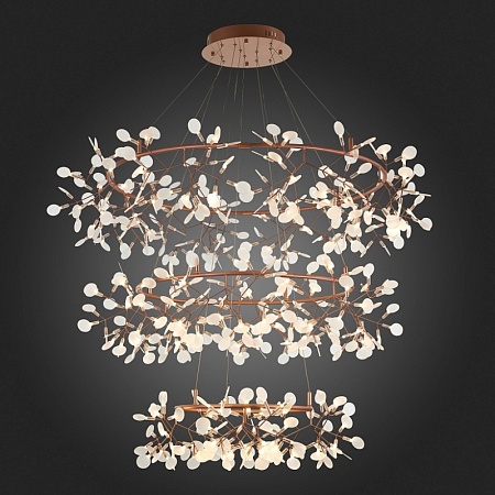 Люстра подвесная ST-Luce Медный/Белый LED 486*0,5W 3500K (из 3-х коробок) SL379.203.486 - фото