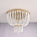 Люстра Jacqueline Clear Flush-Mount Brass Imperiumloft 186173-22 - фото