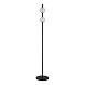 Светильник напольный ST-Luce Черный/Прозрачное кракелированное стекло LED 2*8,5W 3000K SL6120.405.01 - фото