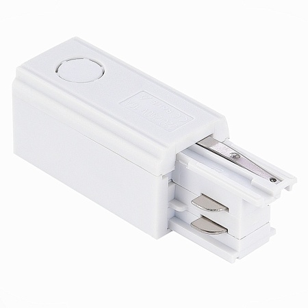 Правый Токоподвод для трехфазного шинопровода ST-Luce Белый ST030.509.10R - фото