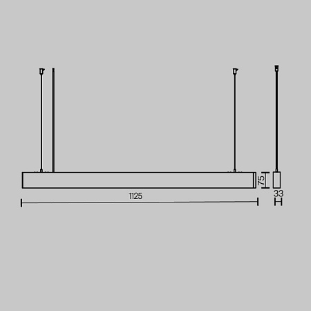 Подвесной светильник Technical P051PL-36W2.7-6K-W - фото