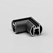 Mini Magnetic Коннектор угловой для накладного шинопровода Round черный 85215/00 Elektrostandard - фото
