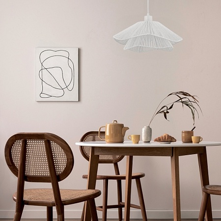 Светильник подвесной белый/белый E27 1*40W SLE6023-503-01 - фото