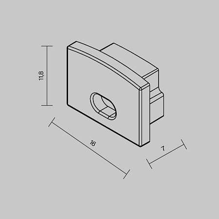 Комплектующие для профиля Led Strip 642007 - фото