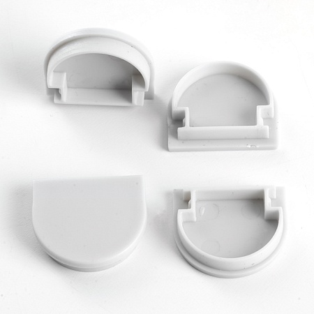 Заглушка без отверстия для профиля CAB283, LD382 (комплект 4шт) - фото