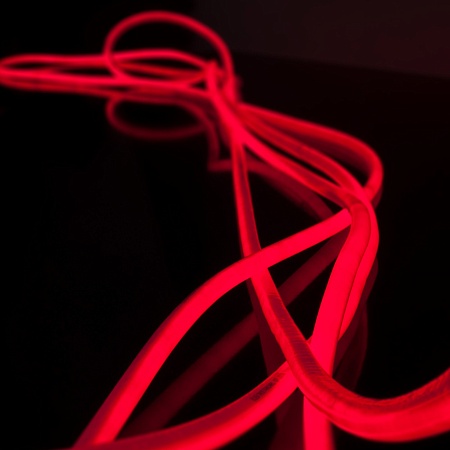 Светодиодный гибкий неон 220V 9.6W/м 144Led/м 2835 IP67 круглый, красный, 50 м Гибкий неон 220V 9,6W 144Led 2835 IP67 круглый красный, 50 м Elektrostandard - фото