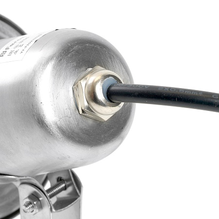 Светодиодный прожектор подводный Feron LL-822, 3W, AC/DC24V, низковольтный, 2700K, металлик, 80*80*130mm, IP68 - фото