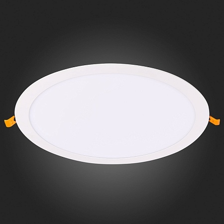 Св-к встр. Белый LED 1*24W 3000K 1 728Lm Ra80 110° IP20 D300xH8 90-265V ST209.538.24 - фото