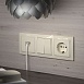 Телефонная розетка RJ-11 слоновая кость W1182003 - фото