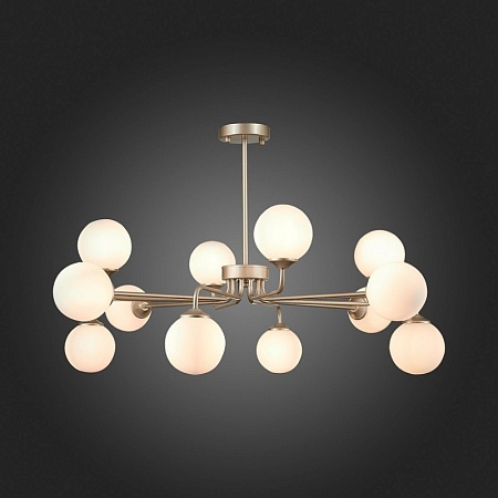 Светильник подвесной ST-Luce Золотистый/Белый G9 LED 12*5W SLE106203-12 - фото