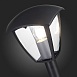 Светильник уличный наземный ST-Luce Черный/Черный, Прозрачный E27 1*40W SL081.405.01 - фото
