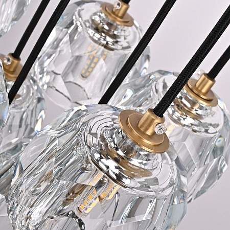 Люстра Boule De Cristal Round Cluster Chandelier 10 Imperiumloft 84597-22 - фото