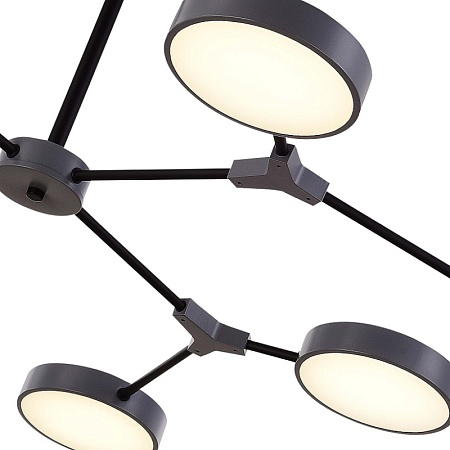 Светильник потолочный Серый,Черный/Серый LED 8*10W SLE6003-702-08 - фото