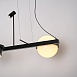 Реечный Подвесной Светильник Palma Wall Lamp 3 Шара + 1 Вазон Горизонтальная Imperiumloft 204173-22 - фото