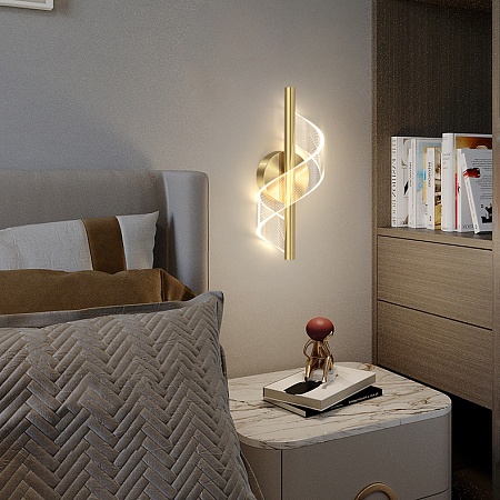 Настенный Светильник Ornella Wall Brass Imperiumloft 230973-23 - фото