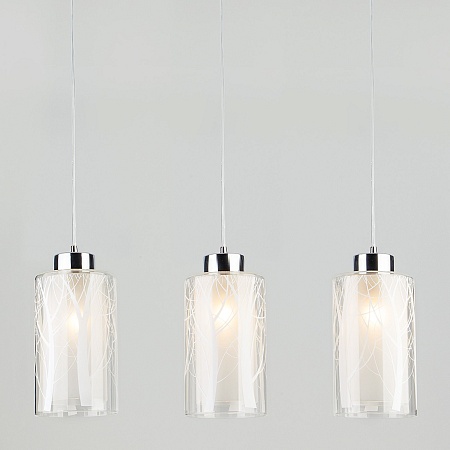 Подвесной акцентный светильник Eurosvet 50001/3 хром - фото