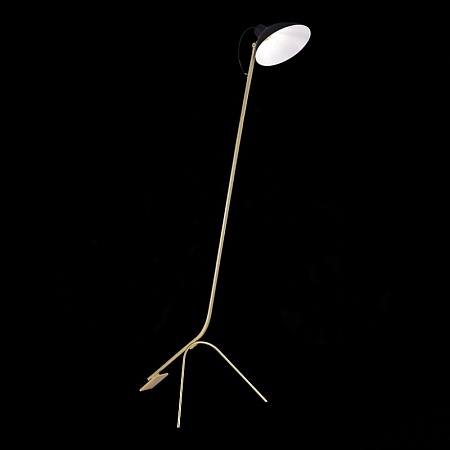 Торшер ST-Luce Золотистый, Черный/Черный E27 1*60W SL1803.205.01 - фото