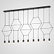 Подвесной Светильник Via Wireflow Polyhedral 0331 Lineal Pendant Light Imperiumloft 74888-22 - фото