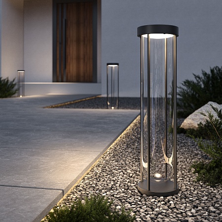 Светильник садово-парковый светодиодный Ritz черный 35183/F черный Elektrostandard - фото