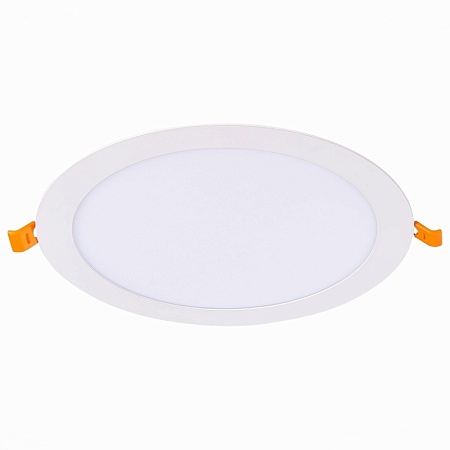 Св-к встр. Белый LED 1*18W 4000K 1 350Lm Ra80 110° IP20 D225xH8 90-265V ST209.548.18 - фото