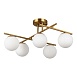 Светильник потолочный Латунь/Белый E14 5*40W SLE1195-302-05 - фото