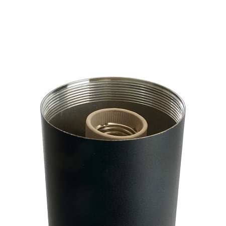 Светильник садово-парковый Feron DH1305, столб,  E27 230V, черный - фото