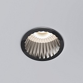 Светильник встраиваемый светодиодный Arco 12W 4000K черный жемчуг IP44 15274/LED Elektrostandard